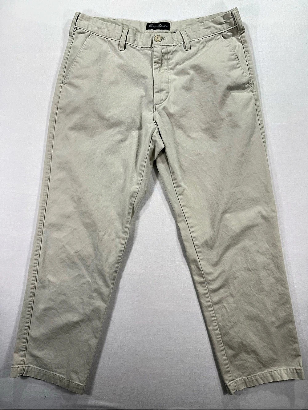 Eddie Bauer Men's Cotton Chinos Beige